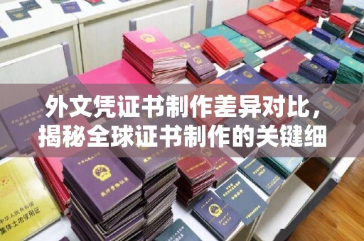 东营外文凭证书制作差异对比，揭秘全球证书制作的关键细节