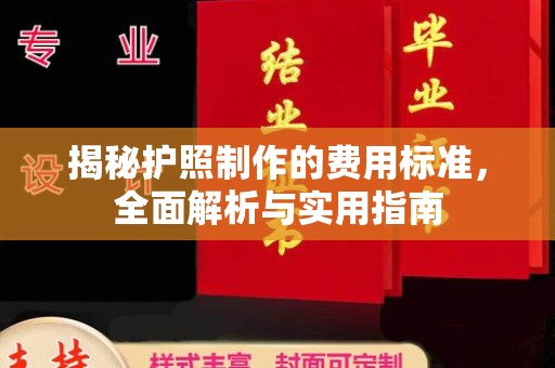 东营揭秘护照制作的费用标准，全面解析与实用指南