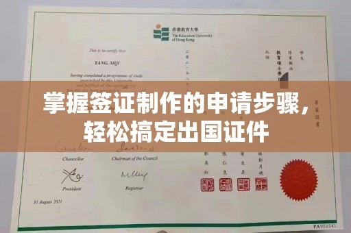 东营掌握签证制作的申请步骤，轻松搞定出国证件