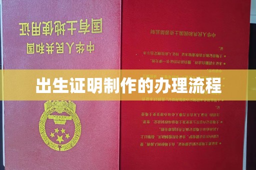 东营出生证明制作的办理流程