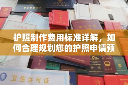 东营护照制作费用标准详解，如何合理规划您的护照申请预算