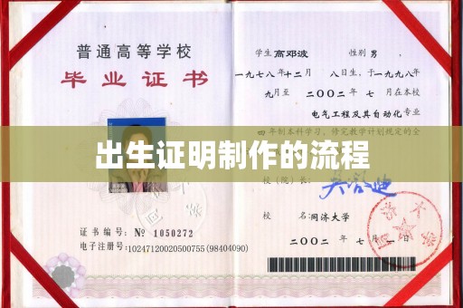 东营出生证明制作的流程