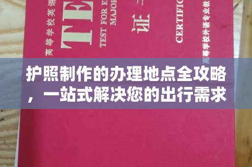 东营护照制作的办理地点全攻略，一站式解决您的出行需求